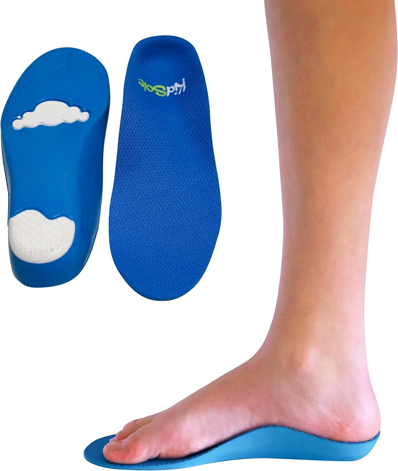 Arch Cloud Premium Grade Orthotic Insole by KidSole Lightweight Pronation & Supination Insole ((24 CM) Kids Size 4-6)