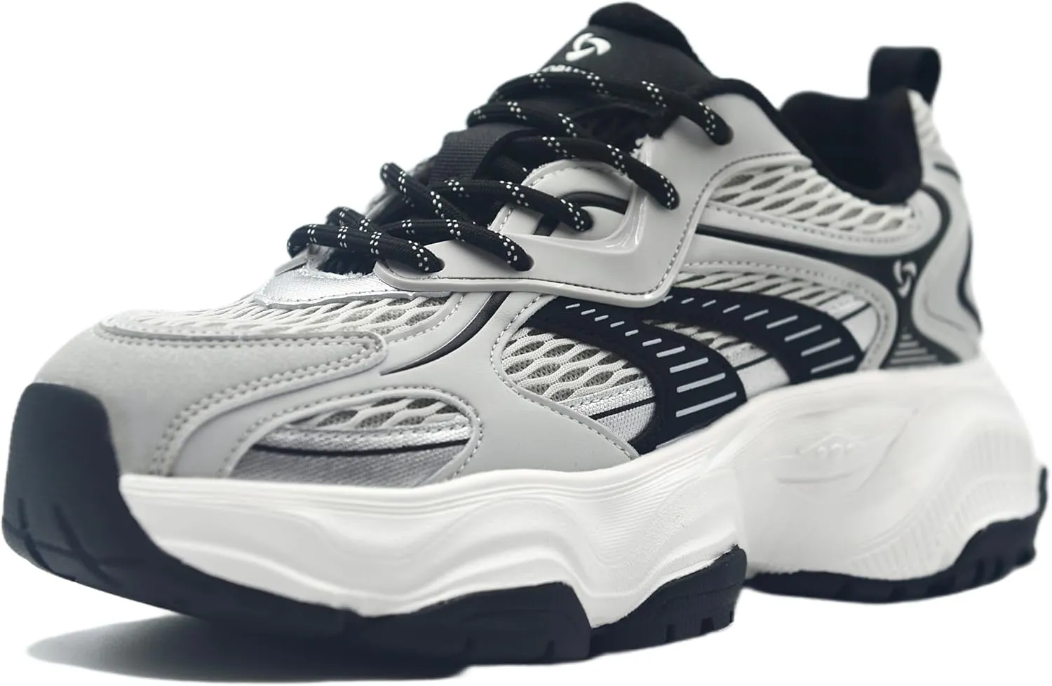Arch Support Women's Sneakers with Built-in Vibration Chip for Sole Massage, Artemisia Fiber Insole for Fatigue Relief & Breathability - Ideal for Daily Wear & Fitness Activities
