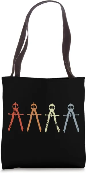 Architect Compass Sketch Architectural Engineer Tote Bag