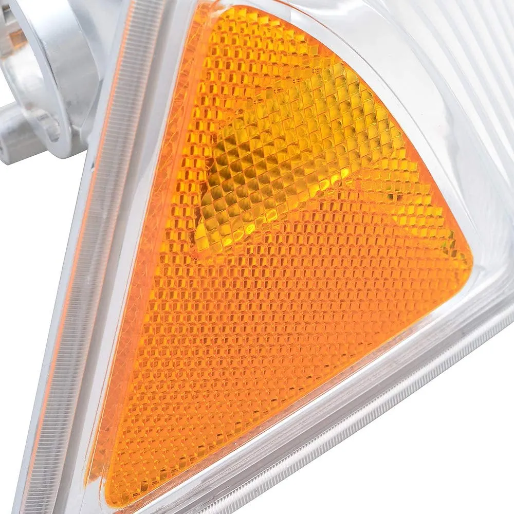 Astra Depot Right Passenger Side Marker Parking Turn Signal Corner Light Cover Clear Lens Compatible with 07-10 Jeep Compass