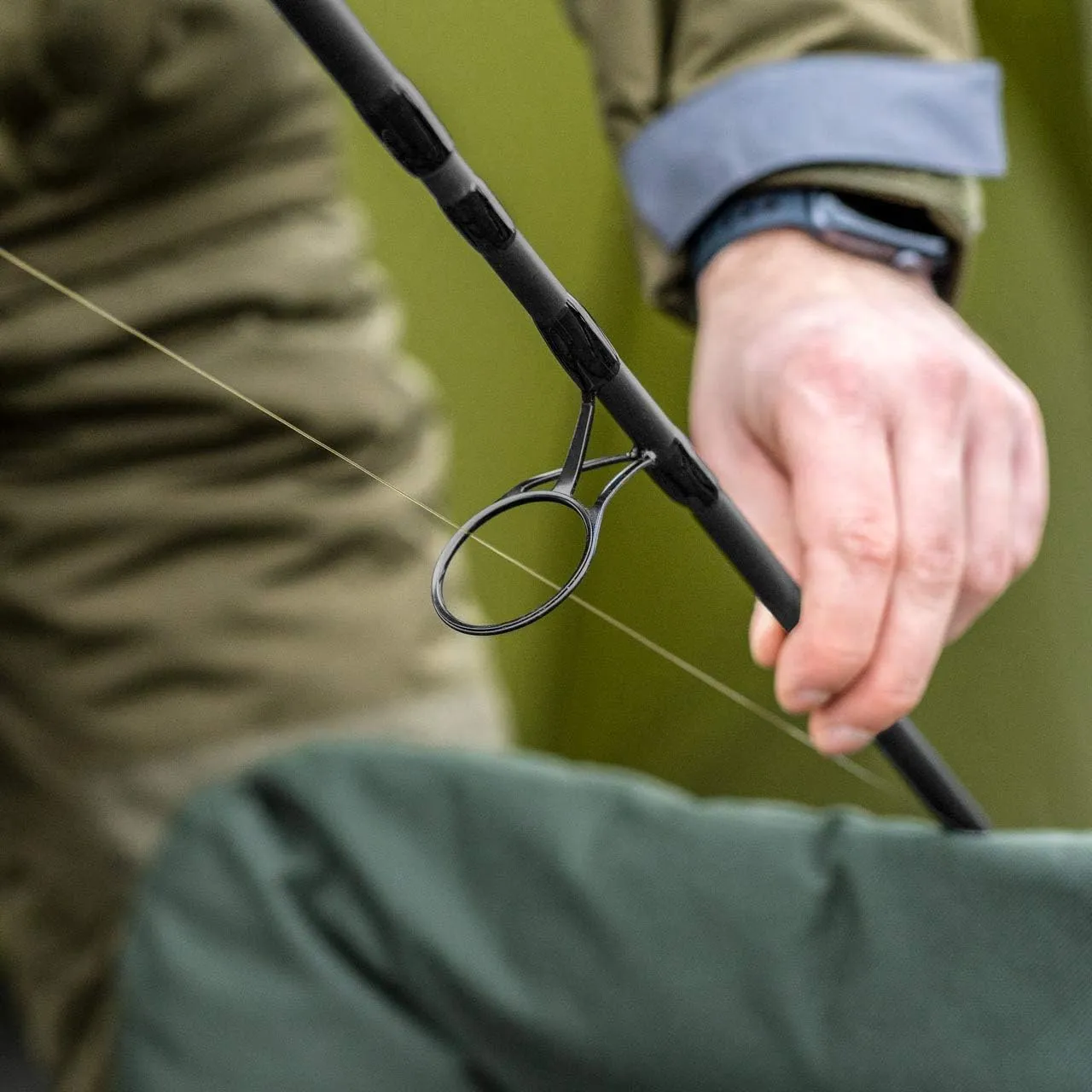 Atlas 12ft Carp Fishing Rod - 3 Test Curves: 2.75lb, 3.0lb, 3.25lb | Fishing Accessories | Carbon Fishing Rod | Rubber Handle Comfortable Grip Fishing Rods