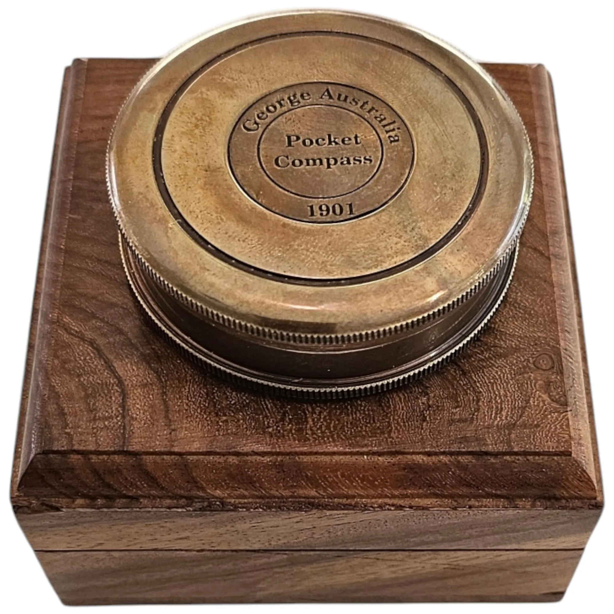 Australian Flag Compass| Personalised Brass Gift | Australiana