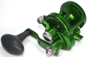 Avet SX 5.3 G2(NGP) RH-GR SX 5.3 G2 Lever Drag, 2-3/8 Dia, Single Speed, Green