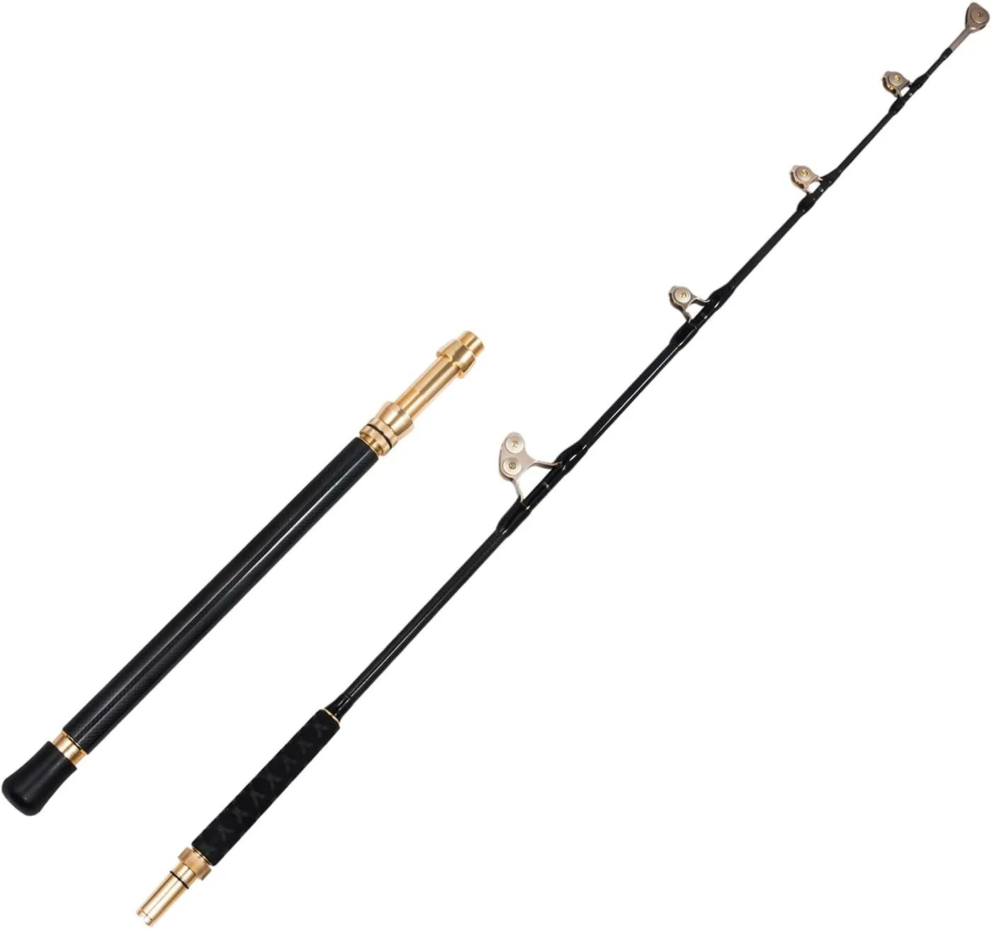 BERRYPRO Bent/Straight Butt Trolling Rod Saltwater Offshore Fishing Rod Big Game Roller Rod Conventional Boat Fishing Rod