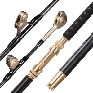 BERRYPRO Bent/Straight Butt Trolling Rod Saltwater Offshore Fishing Rod Big Game Roller Rod Conventional Boat Fishing Rod
