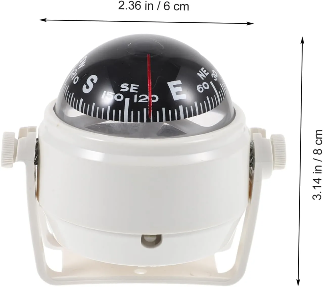 BESPORTBLE Compass Car Boat Dash Mount Compass Car Compass Car Dash Compass Dashboard Compass Vehicle Navigation