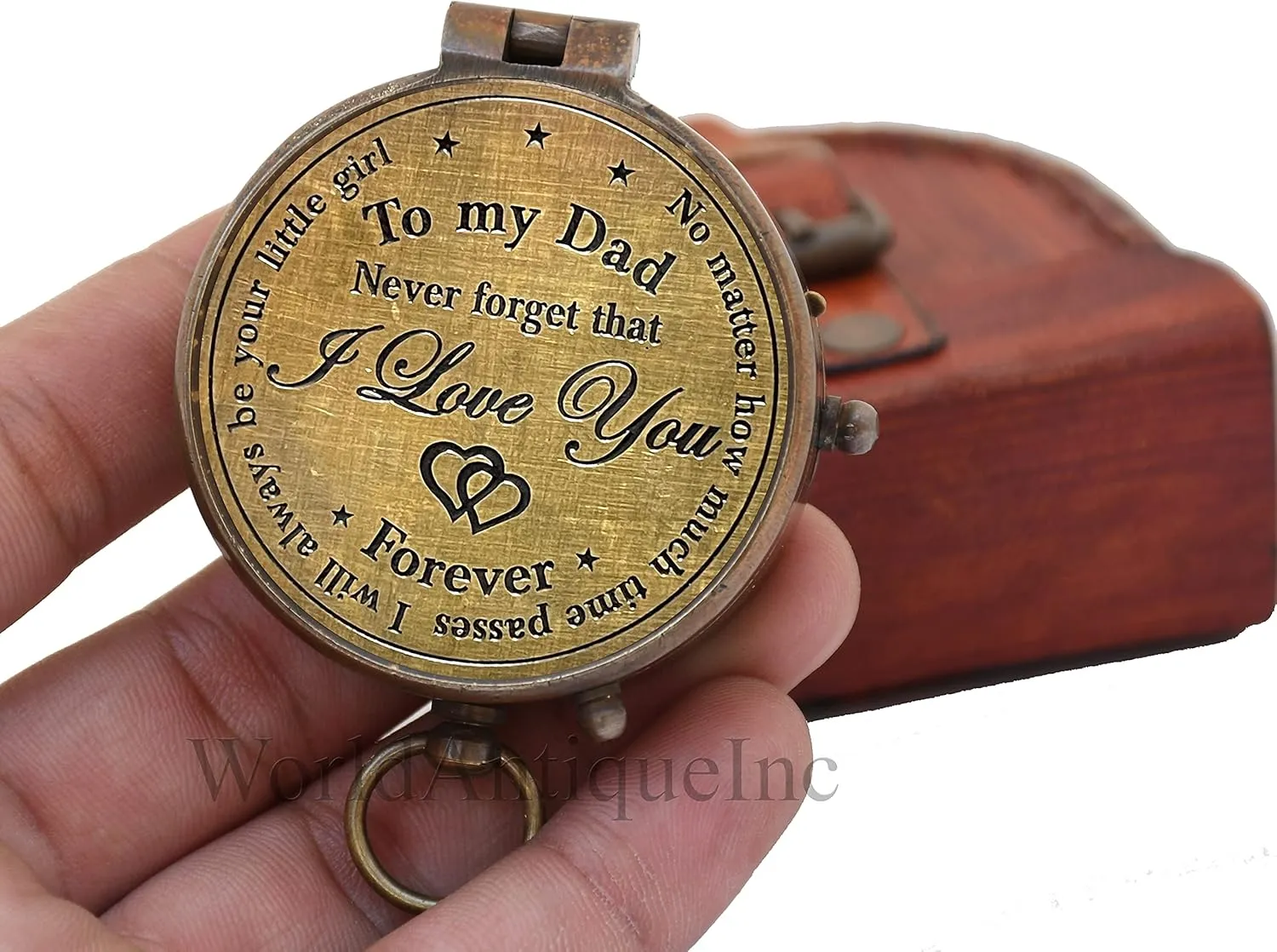 Best Dad for Father/Father’s Birthday Gifts/Father’s Compass/Father’s Retirement Gifts/Thanksgiving Gift for Father