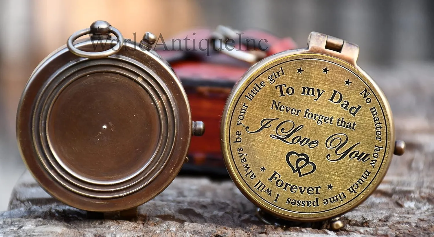 Best Dad for Father/Father’s Birthday Gifts/Father’s Compass/Father’s Retirement Gifts/Thanksgiving Gift for Father