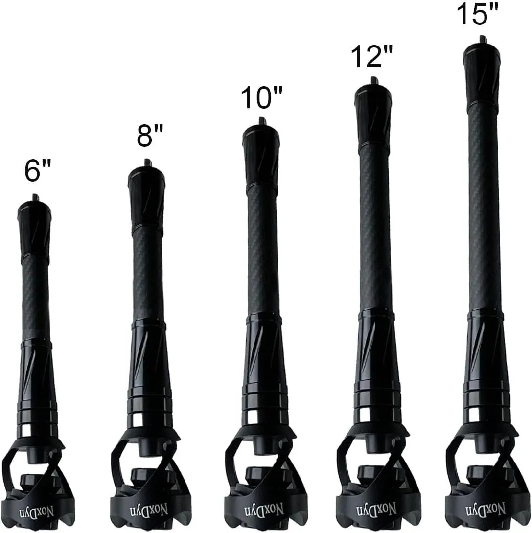 Bow stabilizer, Carbon Compound Bow stabilizer with Weighted Absorbers for Enhanced Performance in Archery and Bow Hunting