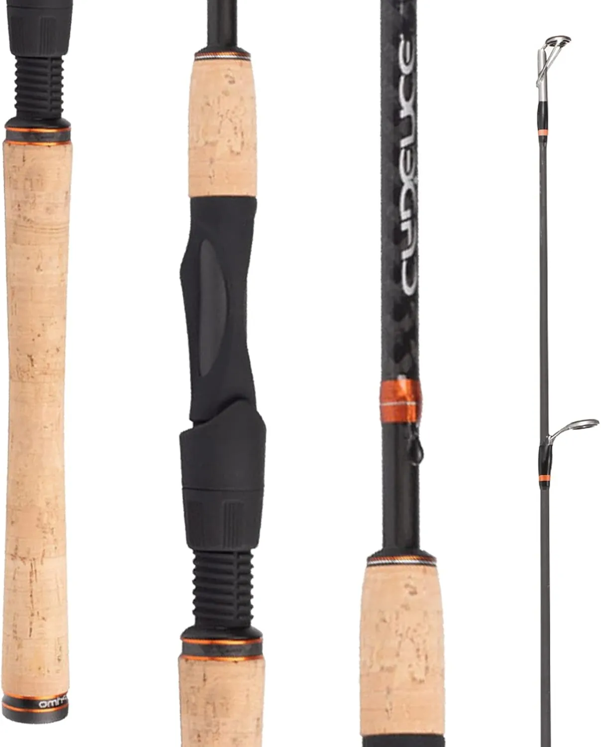 Cadence Primo Spinning Rod, 40-ton Carbon Blank, Fuji Reel Seat, Durable Fuji Stainless-Steel Guides with SIC Inserts, Lightweight, Durable & Sensitive Rod, Multiple Actions