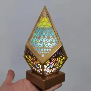 Candlelight Dinner Led Lantern Bohemian Starry Sky Floor Projection Lamp