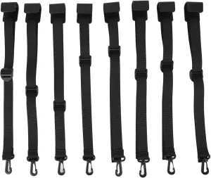 Canopy Clips, 8-Pack Outdoor Camping Clips Canopy Hooks Adjustable Outdoor Hanging Ropes Tent Hook Clips Suitable for Outdoor Camping Hanging Food Lantern Banner