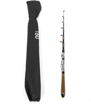 Carbon Fiber Fishing Rod, Telescopic Rod Portable Hand Rod, Suitable for Shore Fishing Reefs and Rocks on Trips and Vacations