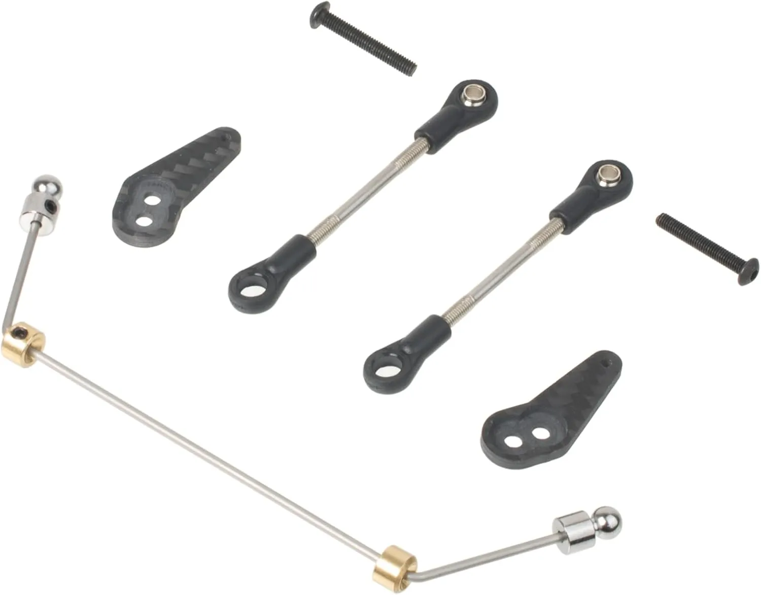 Carbon Fiber Rear Stabilizer Rod Set for Tamiya BB-01 Chassis BBX 1/10 Buggy Racing Car Upgrade Parts