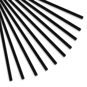 Carbon Fiber Rod 4 X 420 MM - 100% Matte Carbon Fiber Rods 10 Pack for RC Airplane, Kite Skeleton Handmade, Fishing Rod Repair, Tent Stand