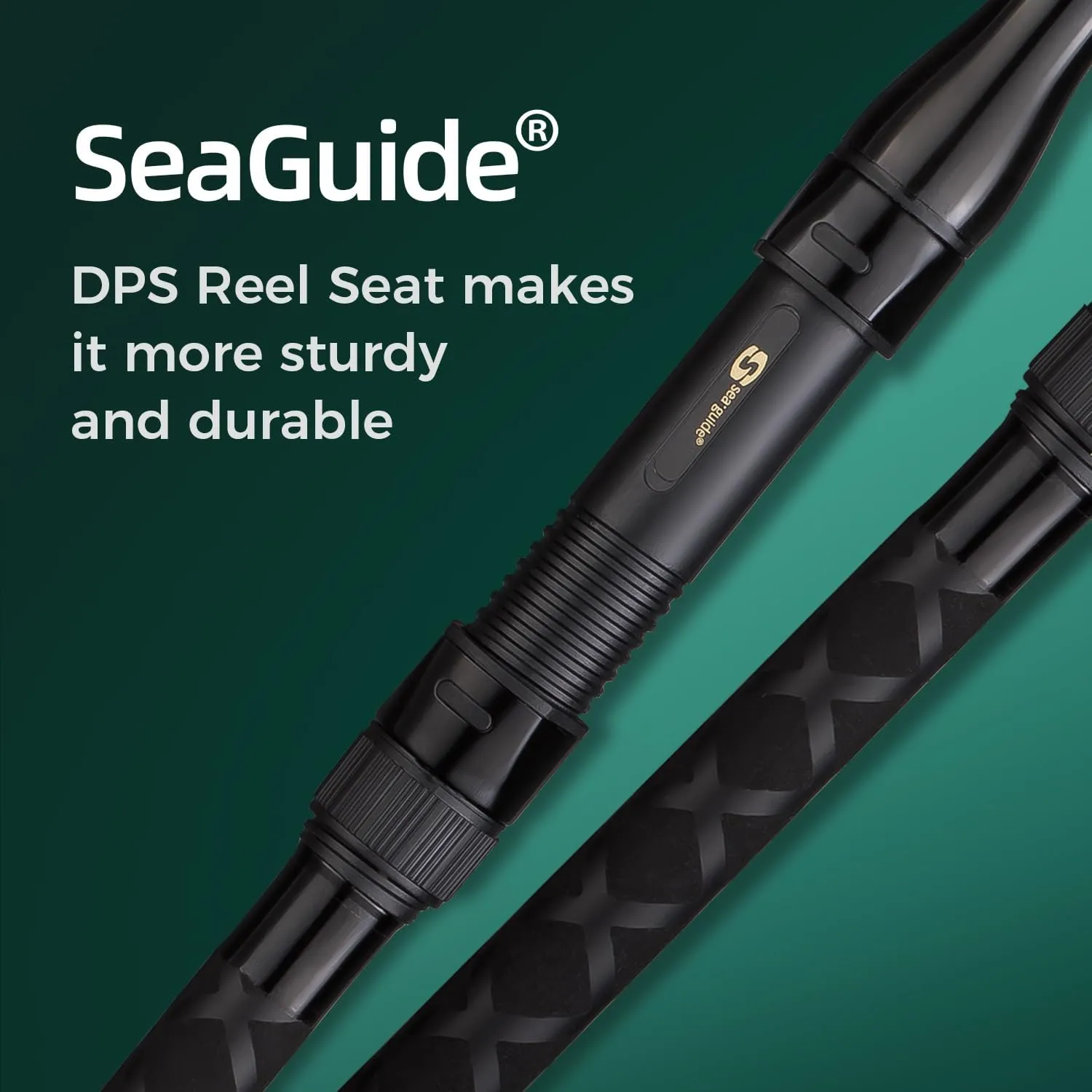 Carbon Fiber Surf Rod Saltwater Surf Spinning Fishing Rod with Seaguide Reel Seat