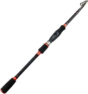 Carbon Fiber Telescopic Fishing Rod 1.8M-2.7M, Spinning & Casting, Lightweight, Fast Action for Freshwater & Saltwater, Ideal for Travel, Includes Rod Bag