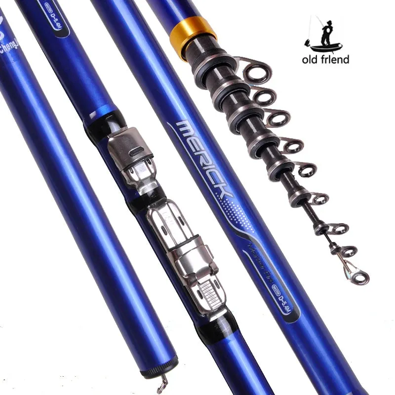 Carbon Fiber Telescopic Spinning Fishing Rod 3.6M 4.5M 5.4M 6.3M | Surf, Carp, Feeder & Rock Fishing Rod