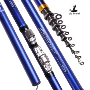 Carbon Fiber Telescopic Spinning Fishing Rod 3.6M 4.5M 5.4M 6.3M | Surf, Carp, Feeder & Rock Fishing Rod