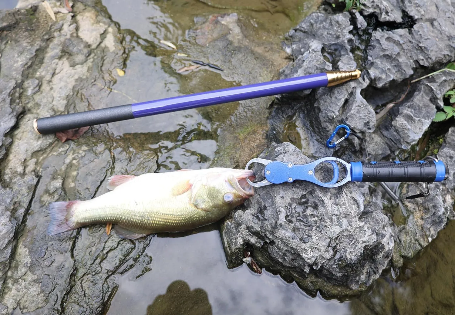 Carbon Fiber Tenkara Rod Telescopic Fishing Rod 9:1 Action-Portable Collapsible Bass Crappie Fishing Rod 23.6FT with Zoom Rod Ultralight Small Stream Rod