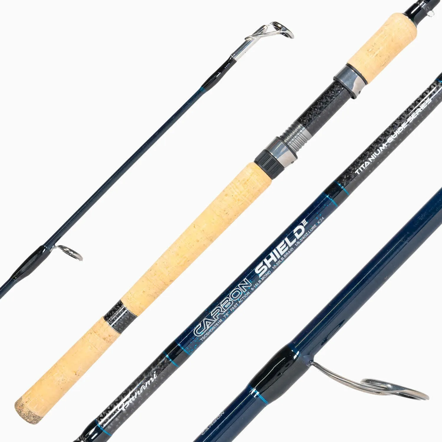 Carbon Shield III 7'6" Medium Spinning Rod - (TSCSHDIII761M)