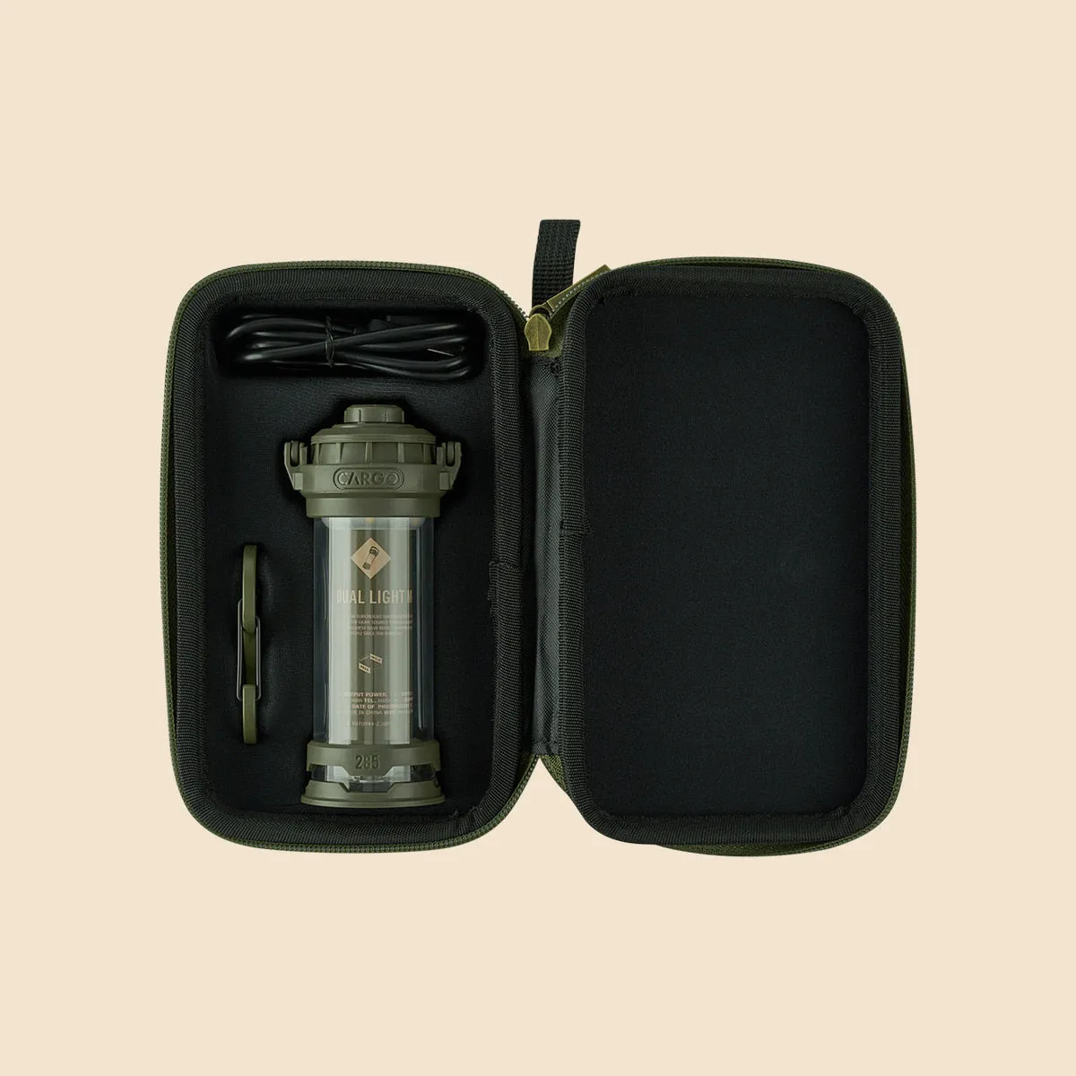 Cargo Container Dual Light Mini - Black