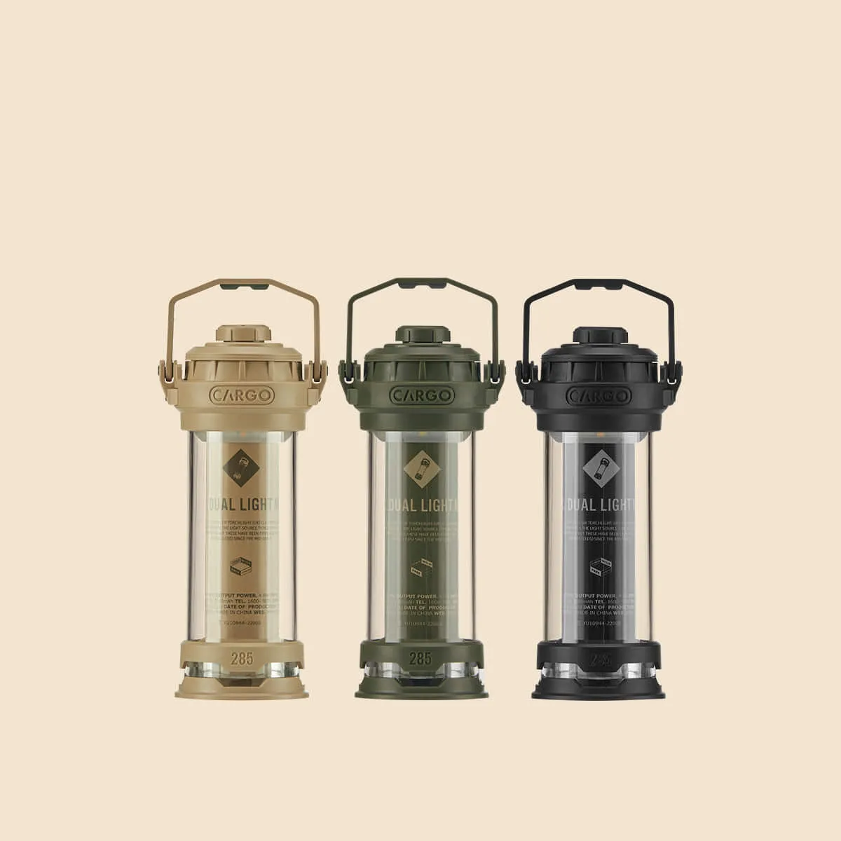 Cargo Container Dual Light Mini - Black