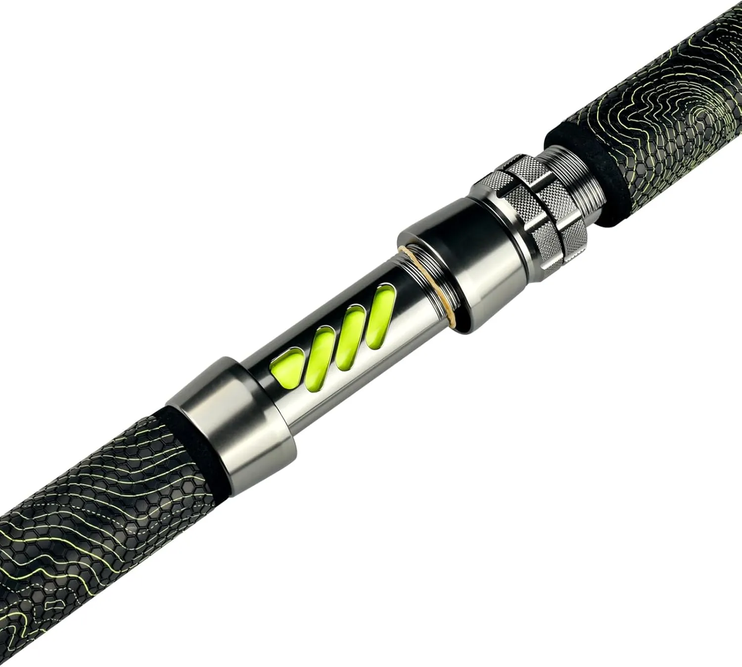 Catfish Fishing Rod, 1 Piece 7’Glow with Black Dark Monster Catfishing Casting Rods Extra Heavy