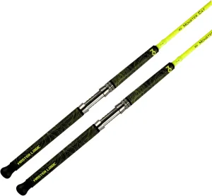 Catfish Fishing Rod, 1 Piece 7’Glow with Black Dark Monster Catfishing Casting Rods Extra Heavy