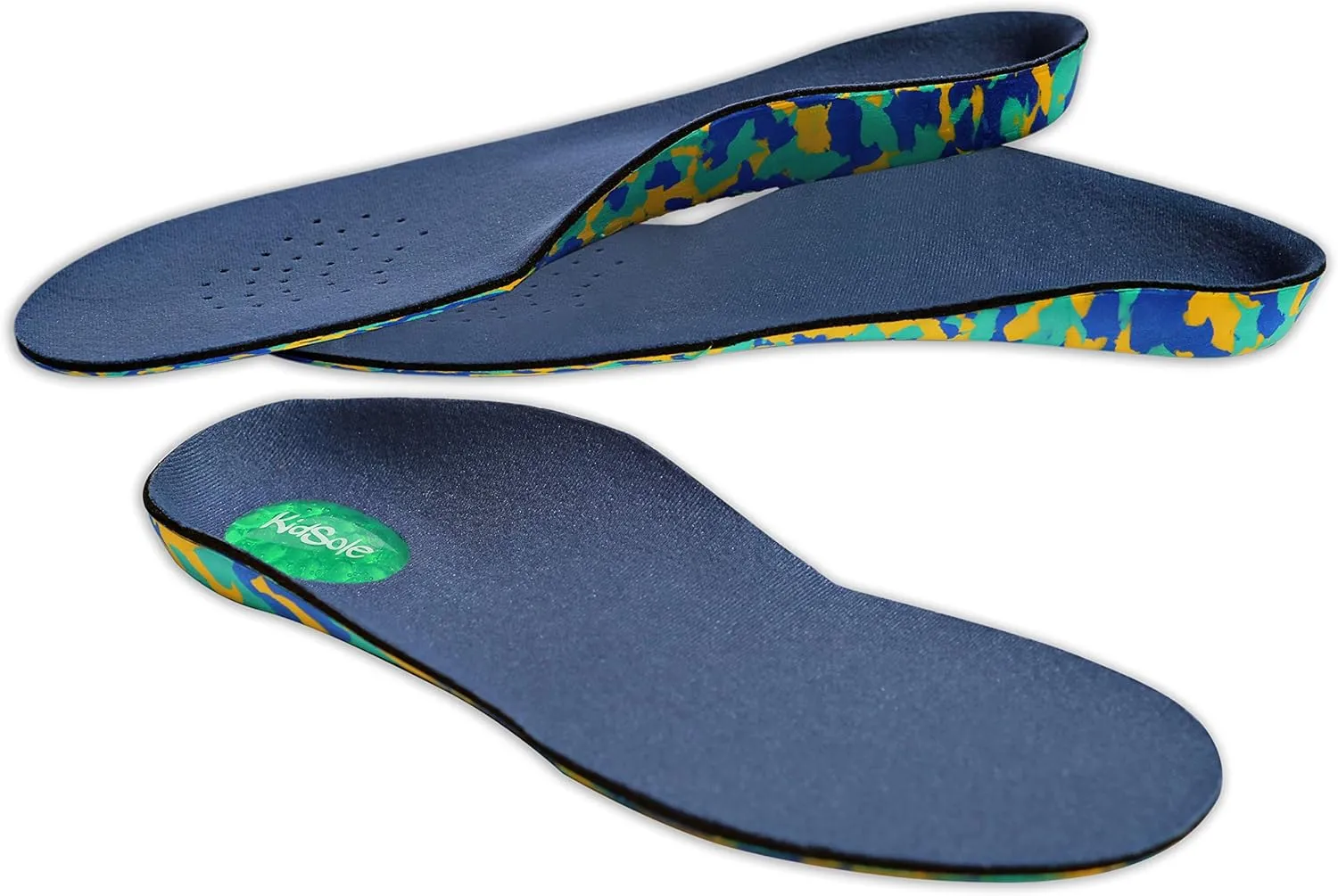 Childrens Insoles for Kids with Flat Feet Who Need Arch Support by Kidsole (Kids Size 2-6)
