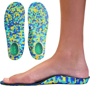Childrens Insoles for Kids with Flat Feet Who Need Arch Support by Kidsole (Kids Size 2-6)