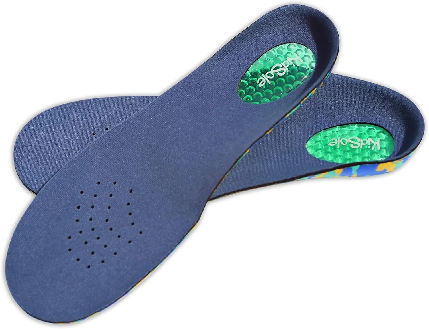 Childrens Insoles for Kids with Flat Feet Who Need Arch Support by Kidsole (Kids Size 2-6)