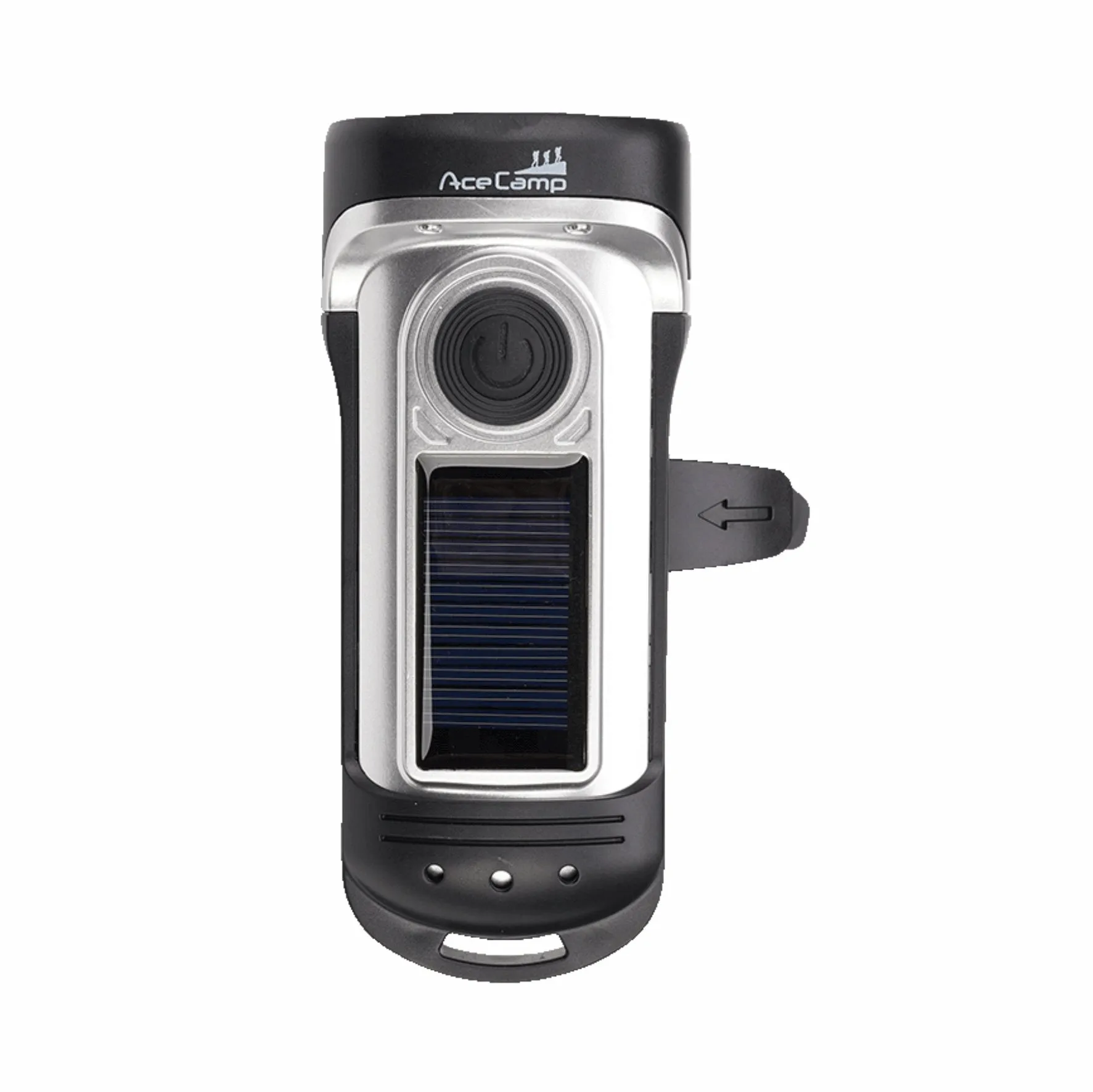 [CLEARANCE] Ace Camp Solar & Crank Flashlight