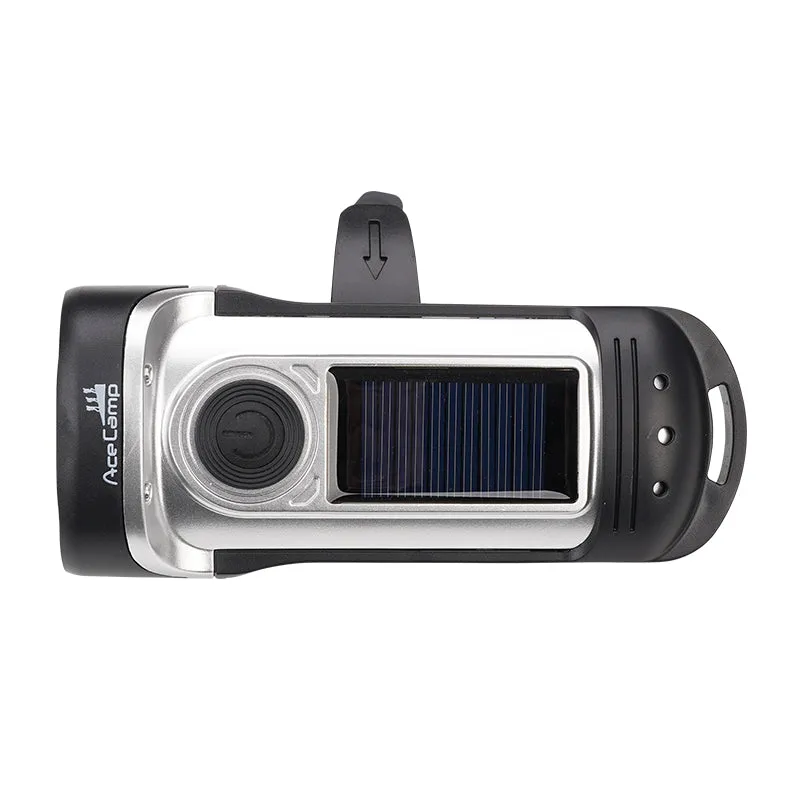 [CLEARANCE] Ace Camp Solar & Crank Flashlight