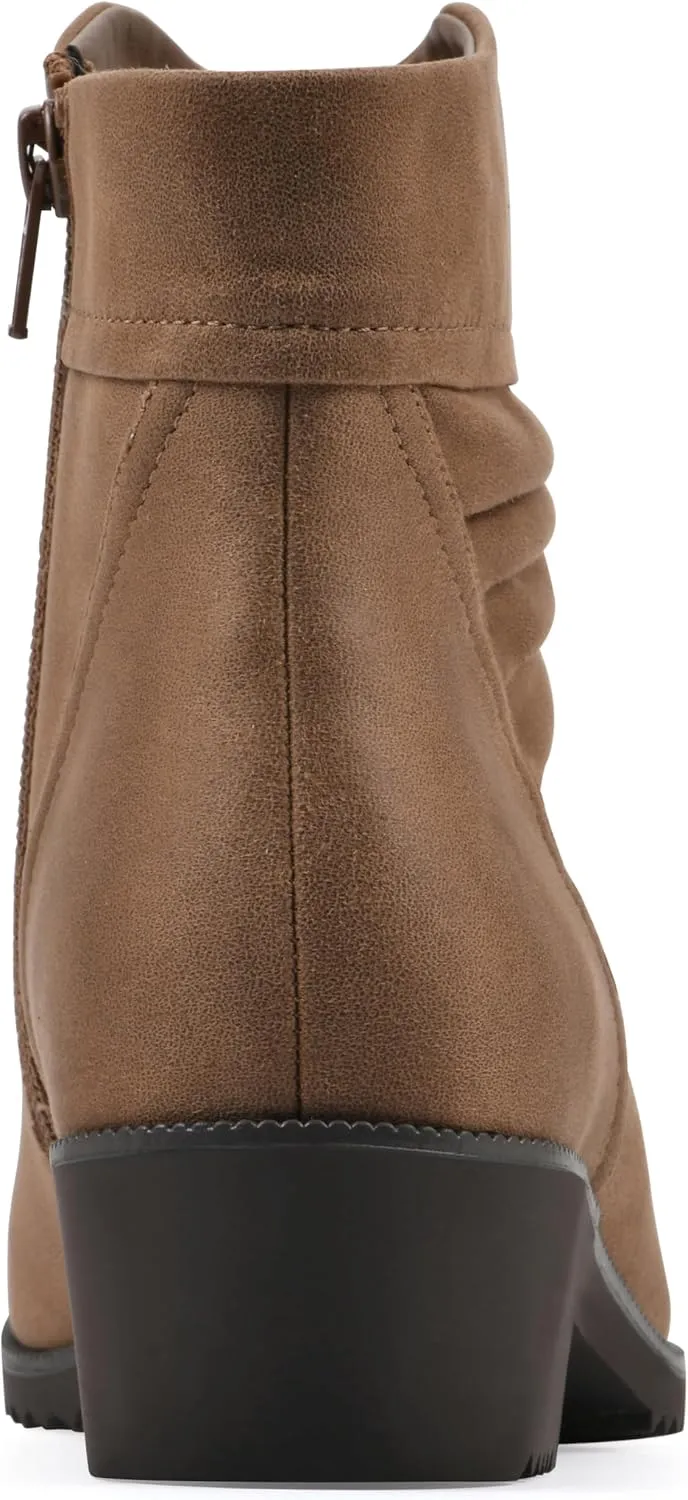 CLIFFS BY WHITE MOUNTAIN Women's Durbon Cushioned Ankle Bootie