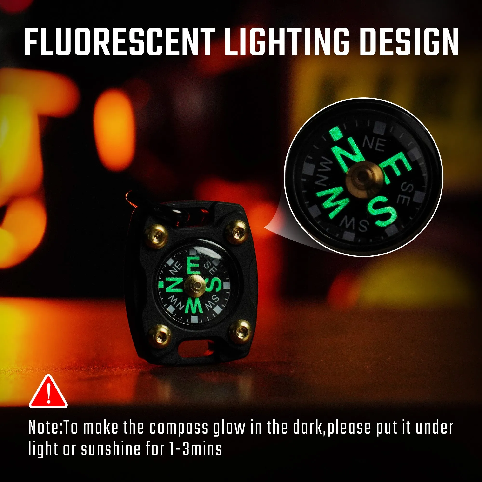 CMP-2T/2B/2C Titanium/Brass/Copper EDC Compass