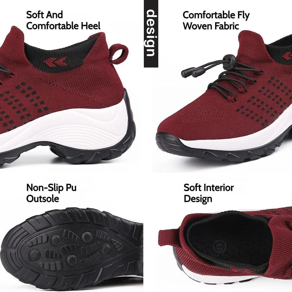 Comfort Wear Orthowear Shoes for Women Air Cushion Support with Insole, Plantar Fasciitis Relief