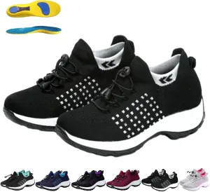 Comfort Wear Orthowear Shoes for Women, Comfortwear Ortho Shoes for Women Plantar Fasciitis, Air Cushion Ortho Stretch Cushion Shoes for Women with Insole