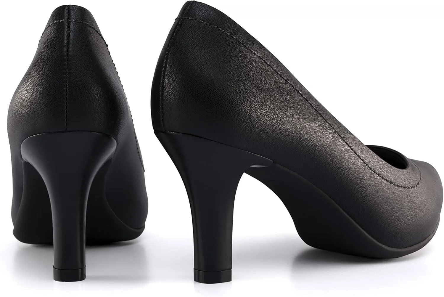 ComfortFlex Sofia Women’s Office Pumps – Comfortable Heels with Cushioned Insole & Arch Support – Versatile All-Day Work Shoes for Professionals