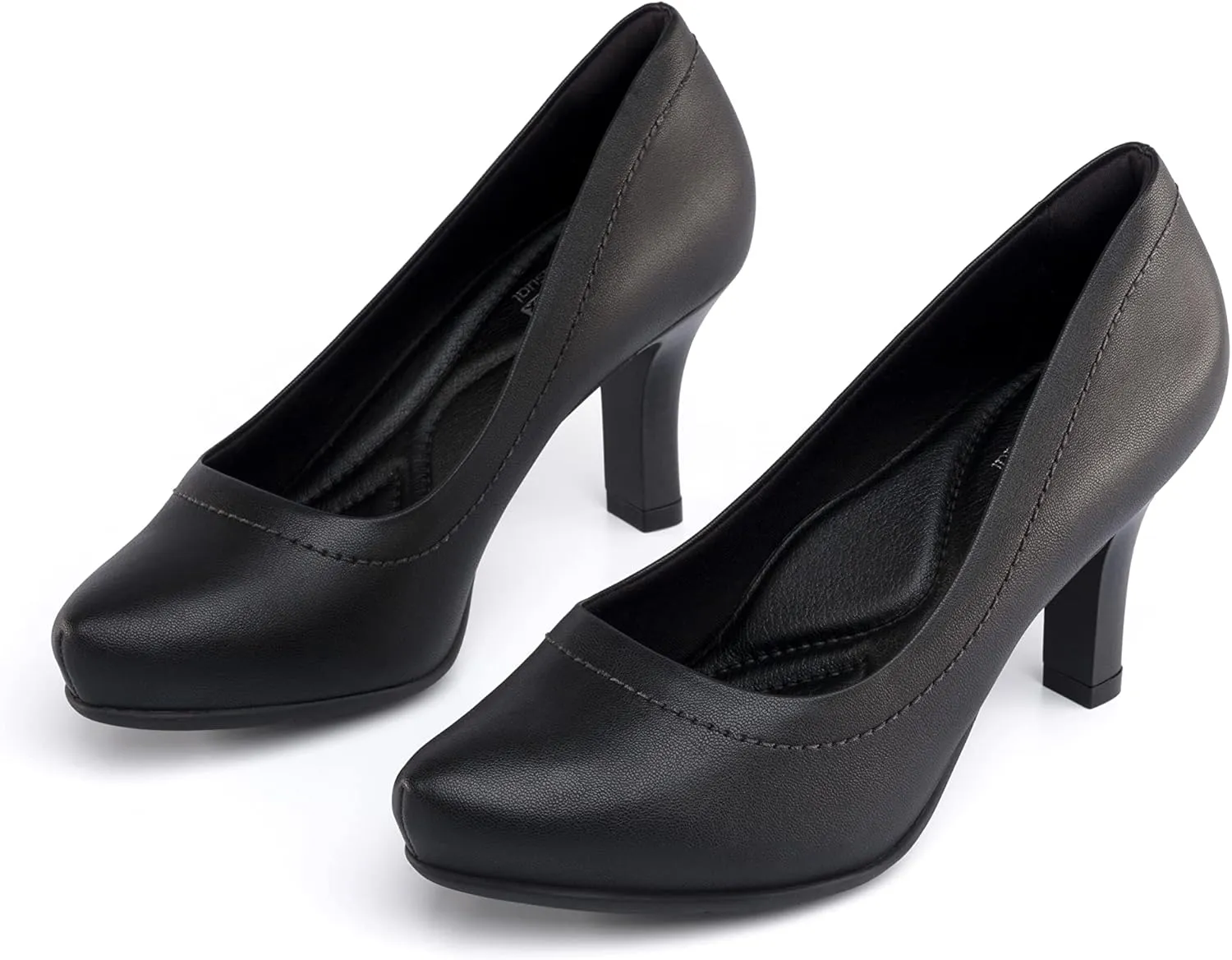 ComfortFlex Sofia Women’s Office Pumps – Comfortable Heels with Cushioned Insole & Arch Support – Versatile All-Day Work Shoes for Professionals