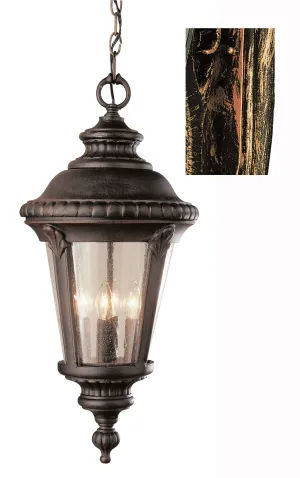 Commons One Light Hanging Lantern in Black Copper