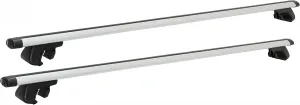 COMPASS 02306 Lockable Aluminium Transverse Load Carrier 135 cm Aluminium Pro
