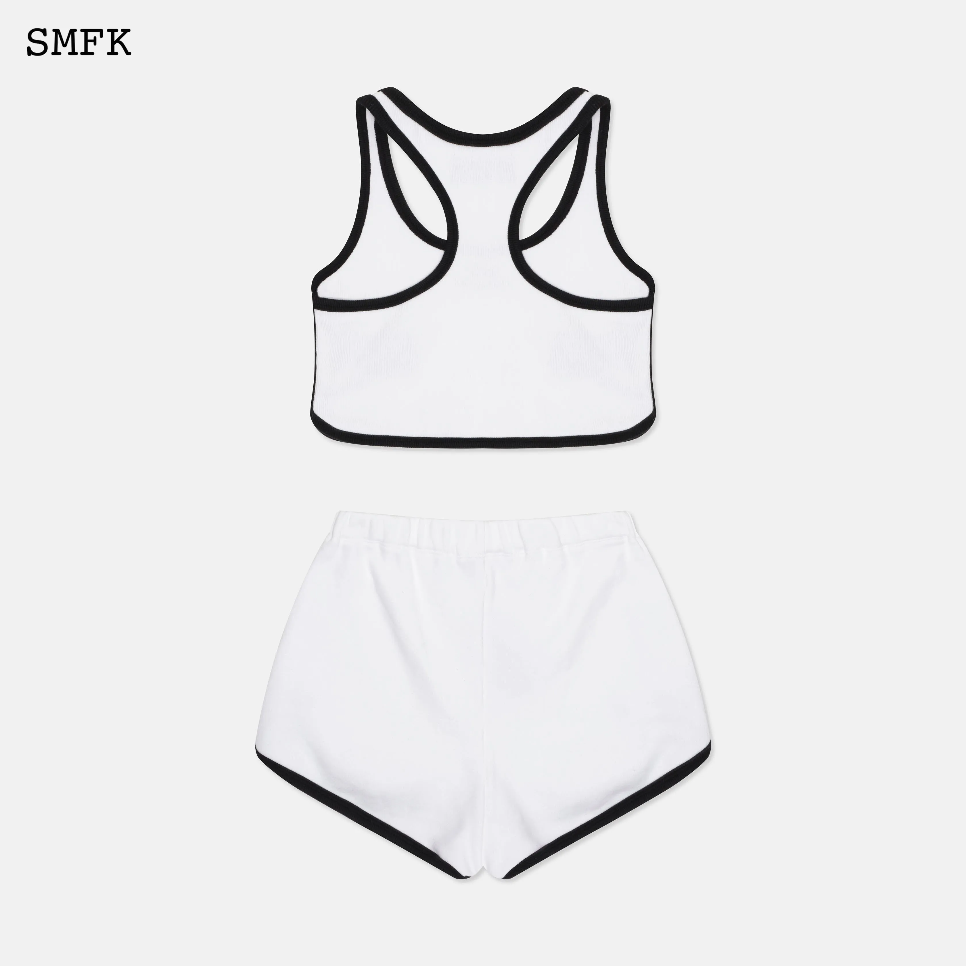 Compass Dark Night's Flower White Joggging Set