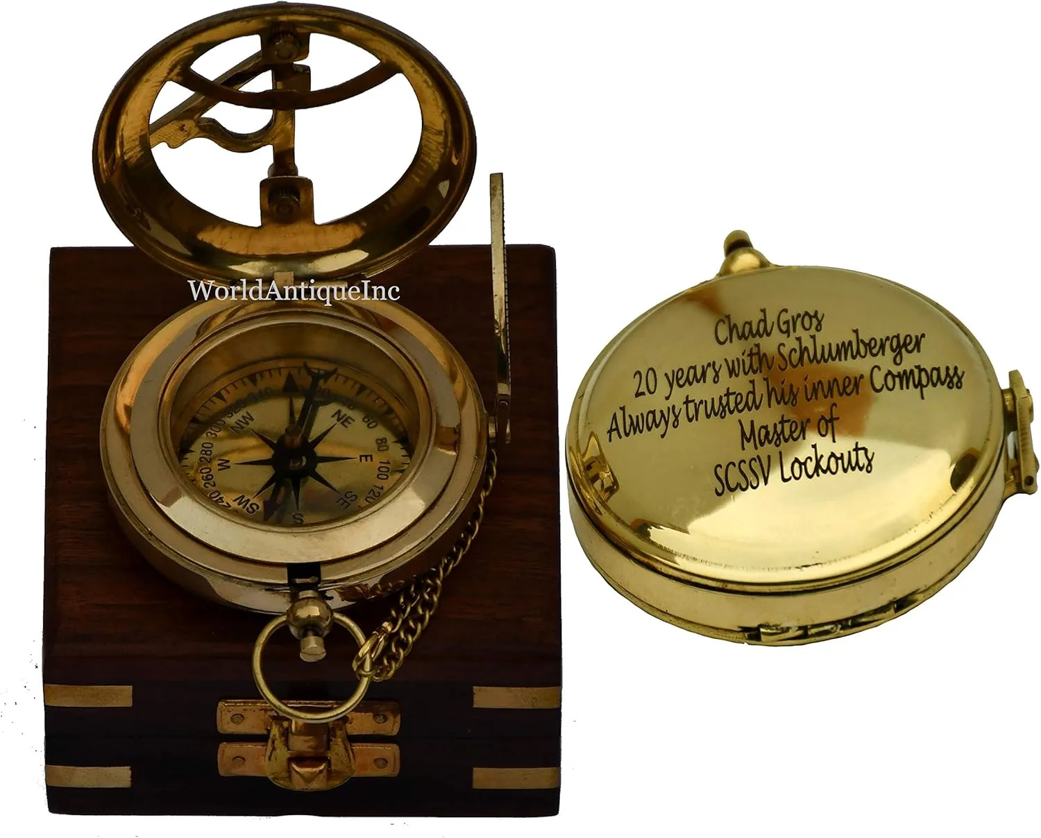 Compass, Engraved Compass, Custom Compass, Wedding Gift, Christmas, Baptism, Graduation, boy Scouts, Sundial, Nautical, Anniversary, Fathers Day