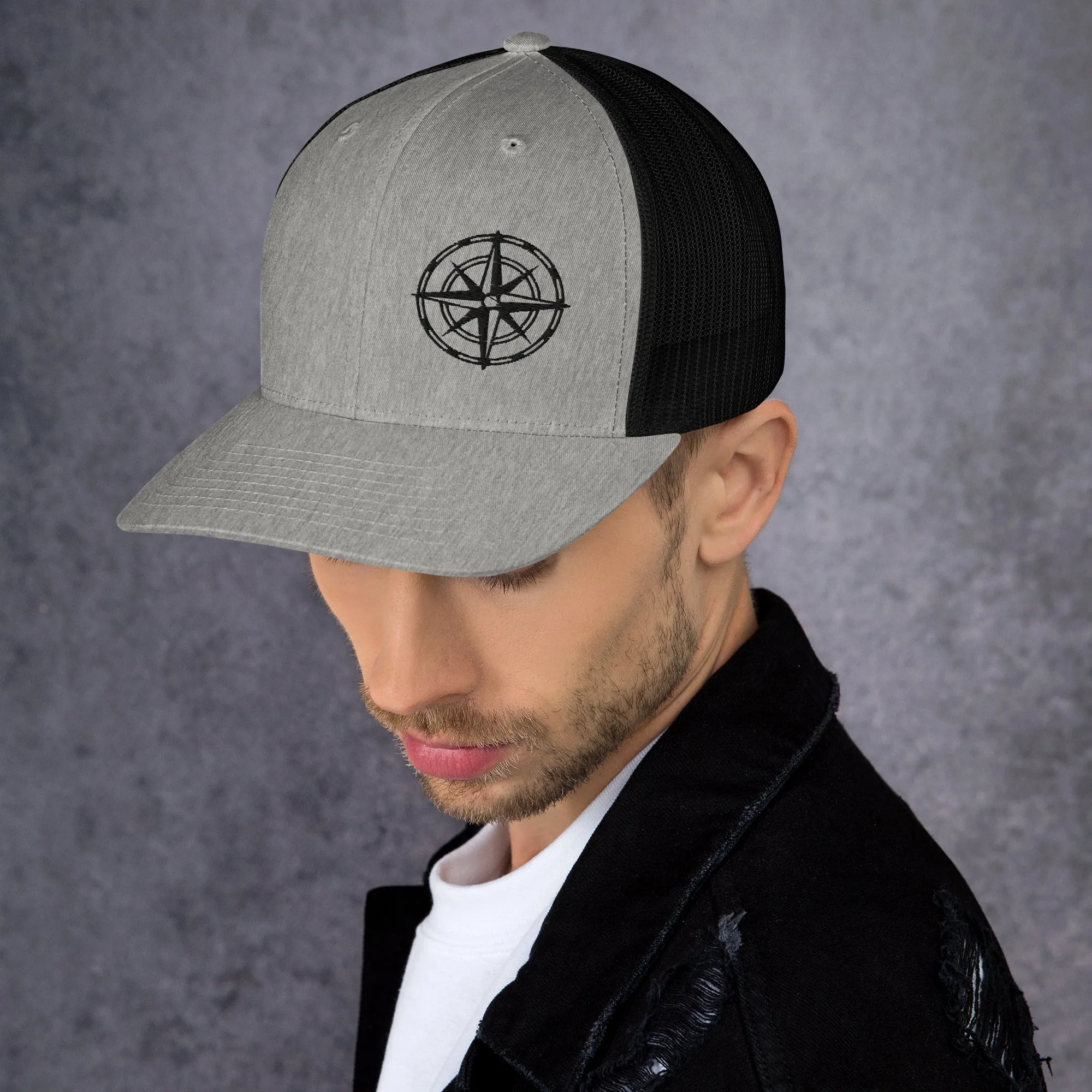 Compass Trucker Cap (Dark Detail)