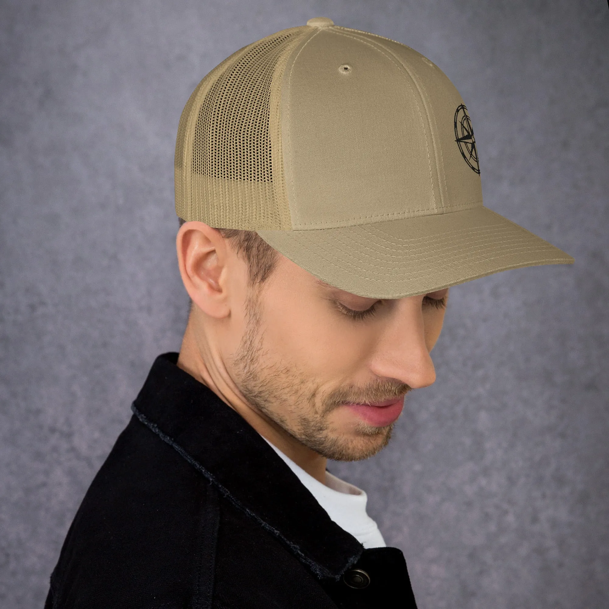 Compass Trucker Cap (Dark Detail)