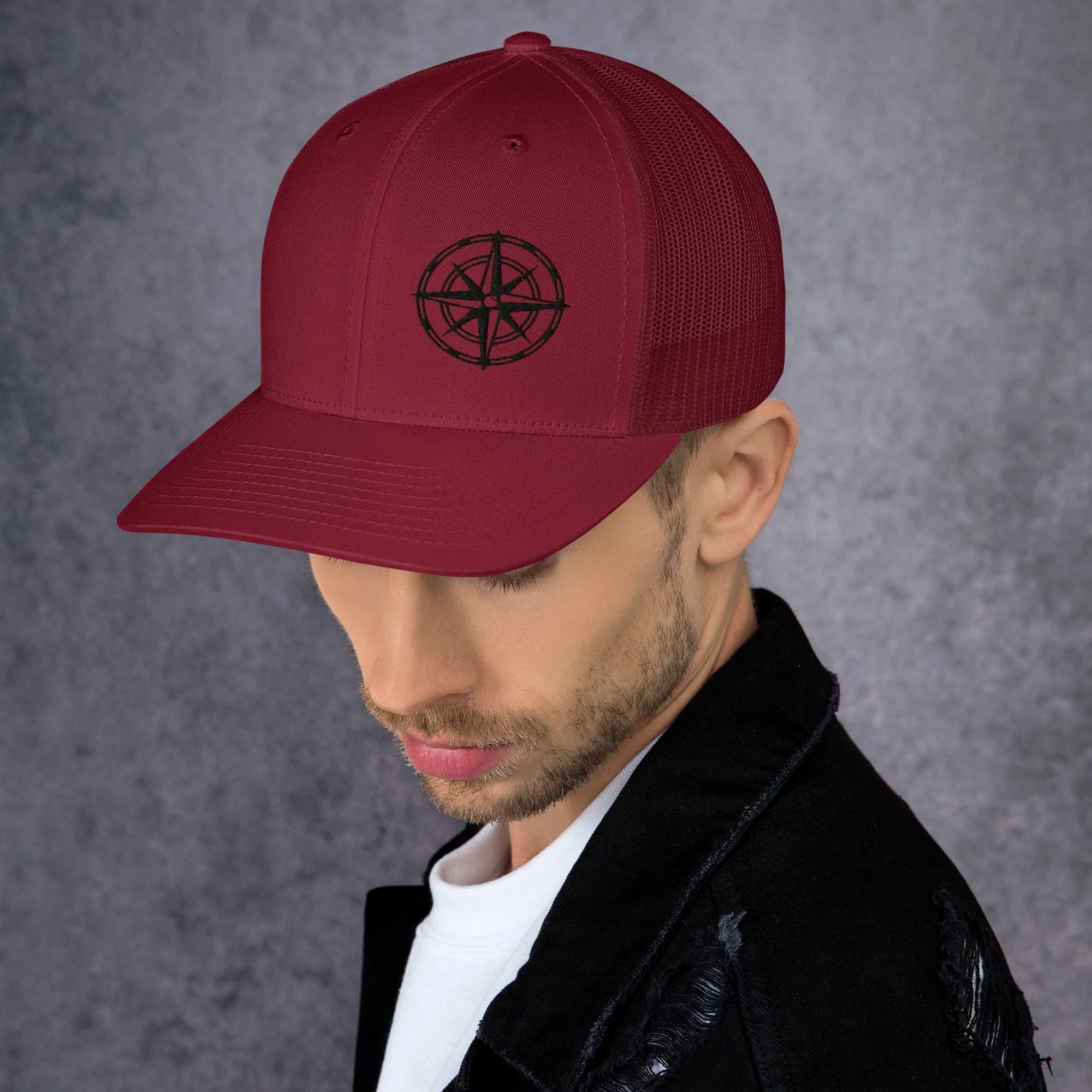Compass Trucker Cap (Dark Detail)