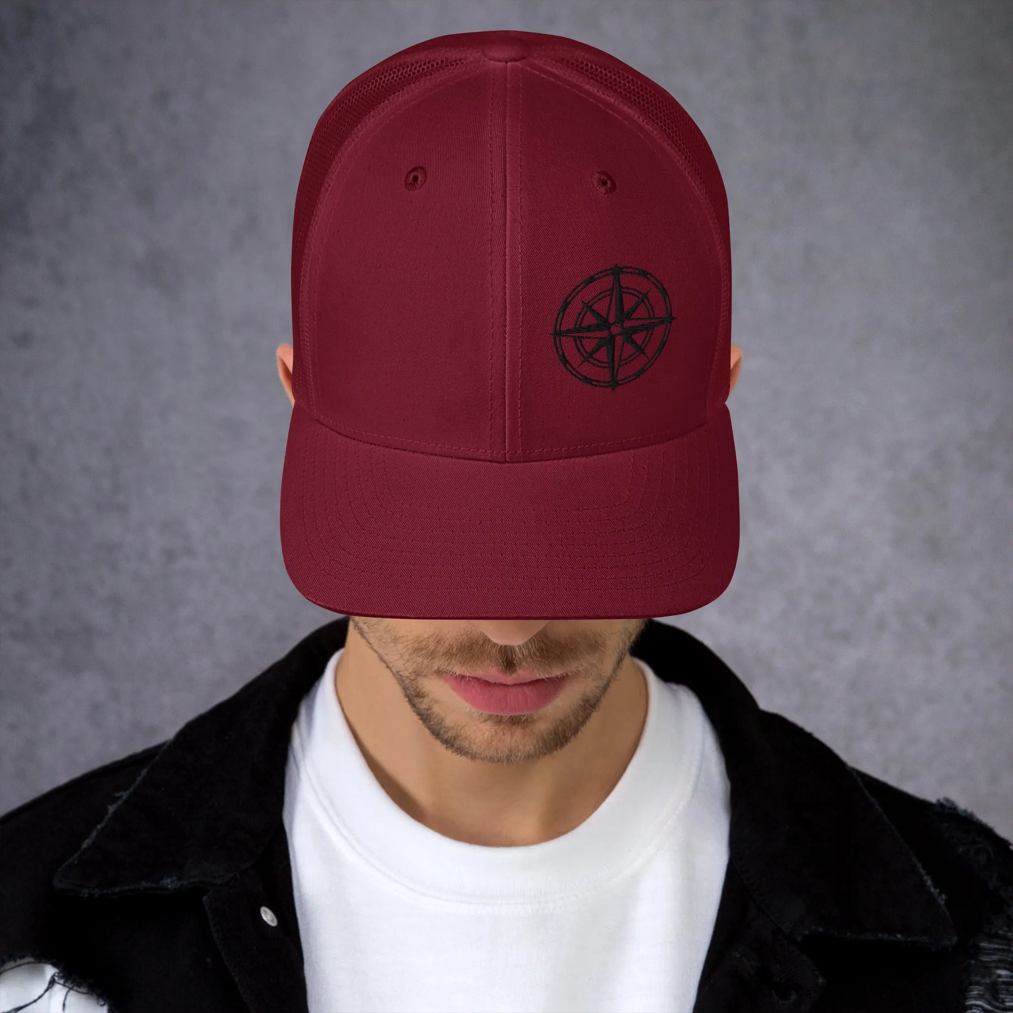 Compass Trucker Cap (Dark Detail)