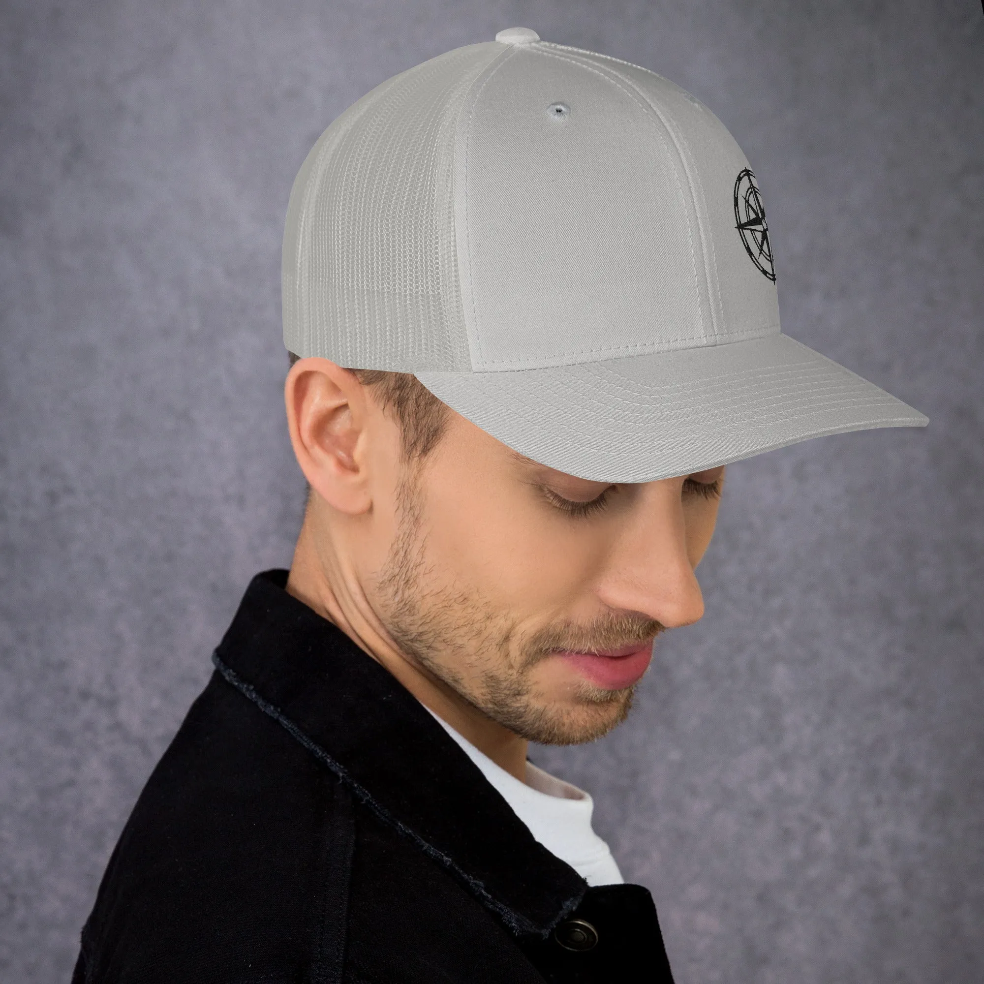 Compass Trucker Cap (Dark Detail)