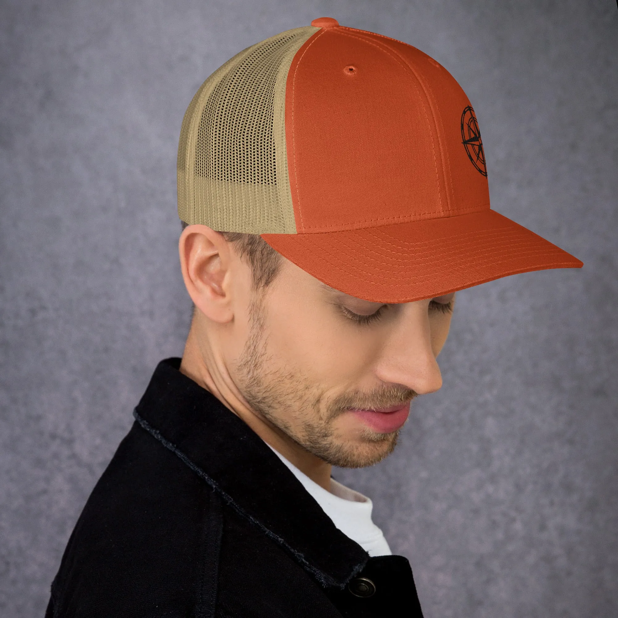 Compass Trucker Cap (Dark Detail)